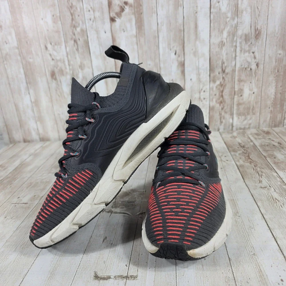 Under Armour HOVR Phantom 2 Intelliknit Mens Running Shoes Black Red 3024154-107